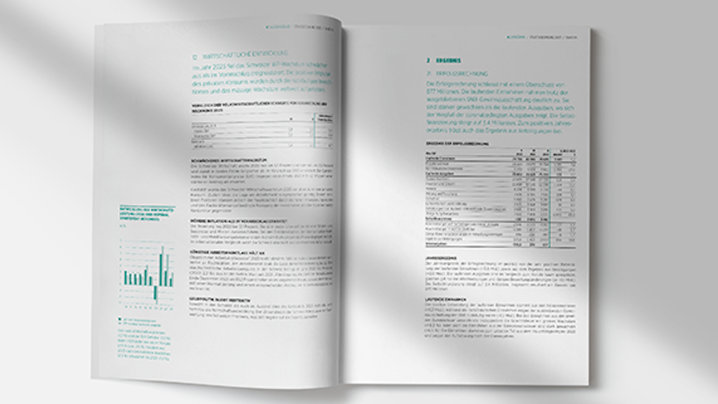 Publikation Staatsrechnung 2023